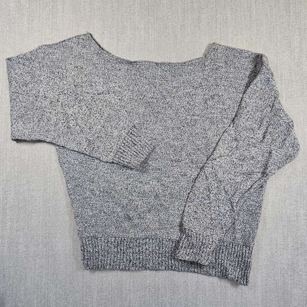 Nasty Gal Collection Women's Gray Sweater Blouse Long Sleeve Sz Medium NWOT